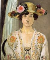 Matisse, Henri Emile Benoit - woman in a flowered hat
